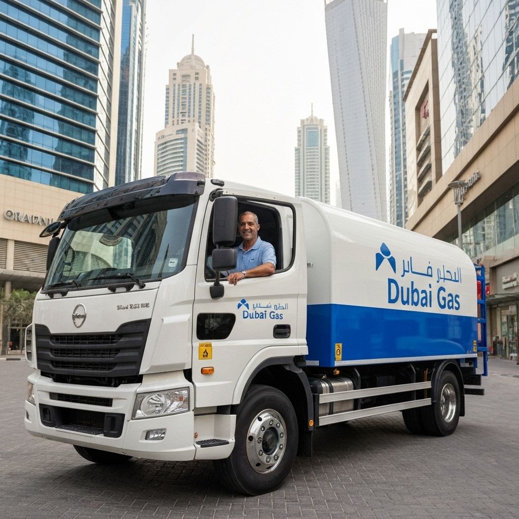 Gas delivery truck